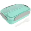 Borse per pranzo Borse Box da pranzo 1300 ml 4 Compartments BPA Bento Box Bento Box Conteni per le perdite a prova di perdite per le perdite per le perdite a prova di lavastoviglie a microonde a prova di perdite