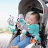 Baby stroller arch toy baby crib mobile music animal folding wagon seat activity bodyguard Pram for born sensory toys 240506