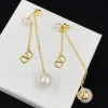 earrings hypoallergenic pearl earrings simple fashion luxury brand designer women earrings high-end box