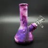 5 inch siliconen bong blinde doos roken waterpijp waterpijp bong shisha bubbler + 14 mm glazen kom