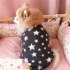 Hundekleidung Fashion Pet Cat Villus warme Weste Kleidung Welpe Hunde Kleidung Jacke Mantel Winterstar Print Tropfen