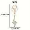 Tornari Vicole 1pc Bling Creative Bling She Metal Key Ring per uomini e donne Funny Metal Key Chains Birtay Gifts J240509