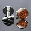 Cuff Links Retro Compass Image Stamping Basslinks Mens Fashion CuffLinks Set di gemelli Regali per lui (non una vera bussola) Q240508