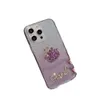 Neu geeignet für iPhone 14Promax Phone Hülle Frauen IP13 Diamond Swan 12Promax Gradient Pink 11