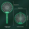 Zappers 3 en 1 Mosquito Mosquito Racket Mosquito Killer lampe USB Mosquito Mosquito Mosquito Fly Swatter Lampe répulsive