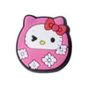 Charmos de anime Memórias de infância por atacado Cats rosa 25 cores Presente engraçado Cartoon Charms Acessórios para sapatos PVC Decoração de fivela de borracha macia e encanta