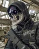 Party Masks Halloween Horror Bloody Warrior Skull Mask CS Game Game Latex Headswear Q240508