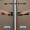 Smart Lock Smart Door Lock TYA/TTLOCK TOEPASSING CONTROLE Wachtwoord Handgreep Type-C noodopladen Anti Peeping 3,5-6,5 cm Dikke deur WX