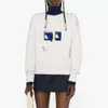 デザイナーニューブランドファッションレター刺繍用途ルーズプルオーバースポーツトップ女性用長袖セーター