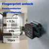 Smart Lock Winfree Empreinte bouton d'empreinte équipée de TTLOCK Bluetooth Door Lock Entrée sans clé numérique Electronic Smart Lock WX