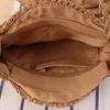 イブニングバッグ夏の女性の肩の手作り丸いストロー織りボヘミアンビーチ女性小さなメッセンジャーハンドバッグ