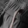 Pantalon masculin minglu ice de glace d'été de luxe sport contraste décontracté lettre de couleur broderie pantalon de survêtement élastique pantalon homme