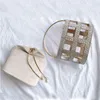 Luksusowa torba na sprzęgło ślubne eleganckie ręcznie robione diamenty puste metalowe torebkę torebki imprezowe Wysokiej jakości torba wieczorowa ZD1637 211123 280F