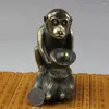 Figurine decorative Figurine Ornamenti delle scimmie in rame Feng Shui Products