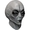 Party Masks UFO Space Props Helmet Masks Halloween Rollspelande Alien LaTex Heads Funny Horror Party Costumes Q240508