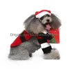 クリスマスハロウィーン犬の衣装面白いアパレルコスプレコスチューム服パーティー小さなミディアムドッグのための卸売ドロップ配達ディフス