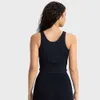 Lu Vest Summer Tob dessus aligner les femmes sexy v Neck Beauty Back avec le débardeur rembourré en polaire