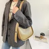 Bolsas de ombro Irregular Smitle PU Couro Solid Solid Crossbody Bolsa para mulheres 2024 Bolsas de viagem de luxo da moda