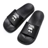 Карл Лагерфилд Женщина Черная обувь летняя пляжная тапочка Sliders Luxury Flip Flop Slide Flat Gif