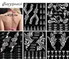 Whole30 ontwerpen 1 stuk grote henna stencil holle airbrush verf sjabloon sexy dames make -up body art tattoo stencil temporar1335991