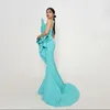 Party Dresses Baisha ärmlös aftonklänning 3D Design Backless Mermaid Gown for Women Gala Prom Special Eccesions H1188