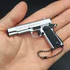 1: 3 modelos armas pingente de brinquedo 1911 Series Silver/Gold/Damasco Styles