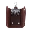 Keychains 2x Fashion en cuir clé Pack Pack Halder Hook Crochet Sac de cadenas de taille
