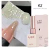 15 ml rose paillette aurore gel polonais ongle opale uv tremper de vernis étincelle semi-permanent art manucure 240509