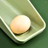 Förvaringsflaskor Automatisk rullande ägglåda Plastbehållare Kök Kylskåp Organisation Ägghållare Korg Kartonger Tray