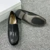 Sıradan Ayakkabı Cowhide Retro Rahat Ofis Bayan Kadınlar Tek Rahatlama Loafers #W22