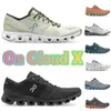 0n Top Cloud X Buty Sneakers Aloe Ash Black Orange Red Red Storm Blue White trening i treningowe buty mężczyźni kobiety