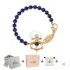 Brand Westwood Blue Gold Stone Beads Ship Anchor Earth Planet Bracelet Instagram Star Style haut de gamme