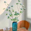 Fleurs décoratives artificielles Mountain Camellia Plantes vertes feuilles pendentif Bell Silk Flower salon Home Dining Table Table Decoration