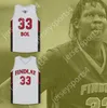 Custom Nay Youth/Kids Bol Bol 33 Findlay Prep Grey Basketball Jersey 2 Top Snatched S-6xl