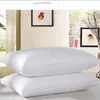Domowa poduszka do śpiącego tkaniny 100% gęsi w dół lekka biała poduszka zero ciśnieniowa pamięć szyi zdrowie 48 74 cm bawełniana 313S
