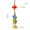 Decorative Figurines Featured Ethnic Style Hand-woven Chinese Knot Colorful Butterfly Wind Chimes Car Garden Balcony Pendant Home Decoration