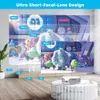 Projectors Mini LED Projector HD 200 -Zoll -Heimkino -Filmspiel tragbarer LED 3D -Videoprojektor für 1080p Cinema C520 J0509 geeignet