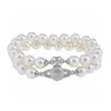 Marque Westwood Absorbant Iron Stone Double couche Perle Bracelet en diamant Full Filor de style luxe ARRRate de luxe