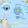 30 40oz tasse de gobelet Cover Flower Bopper Caps Couvures de protecteur de paille en silicone mignonne pour 10 mm Paies tasses Accessoires S s