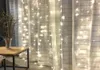 Wasserfall Vorhanglichter LED ICicle String Light Hochzeit Party Home Weihnachten Kulissen Dekoration Kupferdraht LED Lampe Perlen6042266