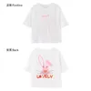 T-Shirts 2023 Südkoreanische Sommerkinderkinder Kurzärmele Top Youth Girls Kleidung Junior Girls Cotton Pullover Jugend Mädchen O-Neck T-Shirtl240509