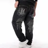 Broek mannen hiphop gewassen mannen Jean shorts heren slanke rechte jeans casual gerimpelde lange dagelijkse outfit broek groothandel streetwear jeans