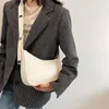 Bolsas de ombro Irregular Smitle PU Couro Solid Solid Crossbody Bolsa para mulheres 2024 Bolsas de viagem de luxo da moda