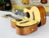 Guitare Full solide Spruce Mahogany Ukulele Concert 23 pouces Guitare électrique Ukelele Highgloss 4 Strings Guitarra Uke Picea Asperata