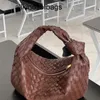 Top Jodie Venetabottegs Italy Handbag Bag Running Correct Edition Woven Knot Large Croissant Cow Skin Underarm Womens Leather Tote Luxurys Bags cy