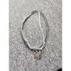 2022 Neue Unode50 Fashion Electroplated Sier Seil Perlen Heart Brand Halskette Juwely Festival Geschenk