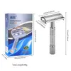 Razors Blades Mens shaver hair salon styling accessories stainless steel double-sided blades Q240508