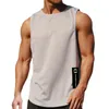 Tops cerebbe da uomo uomo palestra canotta canotta canovatta biancheria intima sport sport camicia senza maniche marcata di allenamento da allenamento maschio abbigliamento