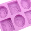 Craft Tools Round en Square Silicone Soap Mold wordt gebruikt om tafelvorm te maken voor 3D -mallen zepen Badbombom maken Kit