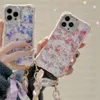 Caixa de telefone de designer Luxo Secret Flower Flower iPhone Case para iPhone 15 14 Pro Max 15Pro 14Pro 13Pro 11 12 13 14 Plus TPU Cover Casos de celular de couro